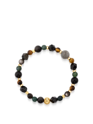 Nialaya Men's Beaded Bracelet Spiritual Power Bracelet Spiritual Power Bracelet
